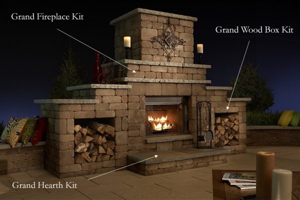 Grand Fireplace Kit - Parr Lumber