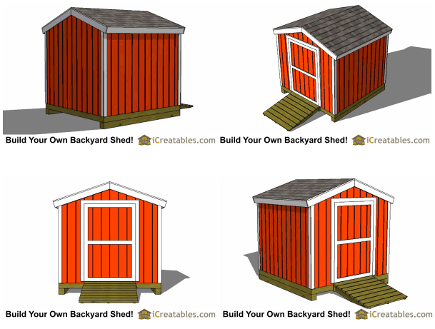 8x8 Gable Shed Kit - Parr Lumber