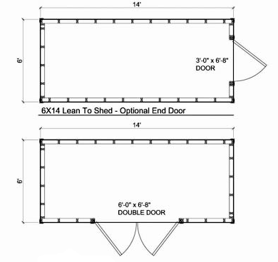 6x14 Backyard Shed - Parr Lumber