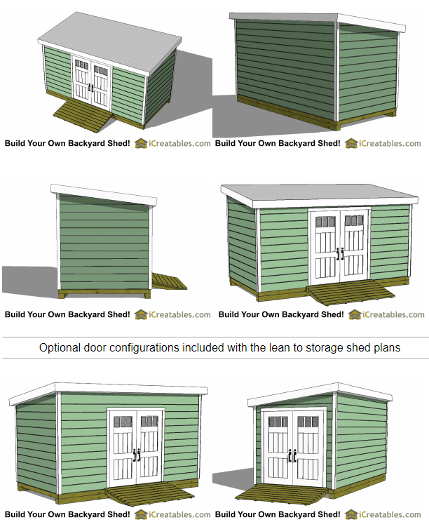 8x14 Lean-to Shed - Parr Lumber