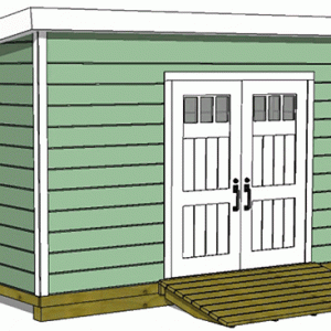 8x18 Backyard Shed - Parr Lumber