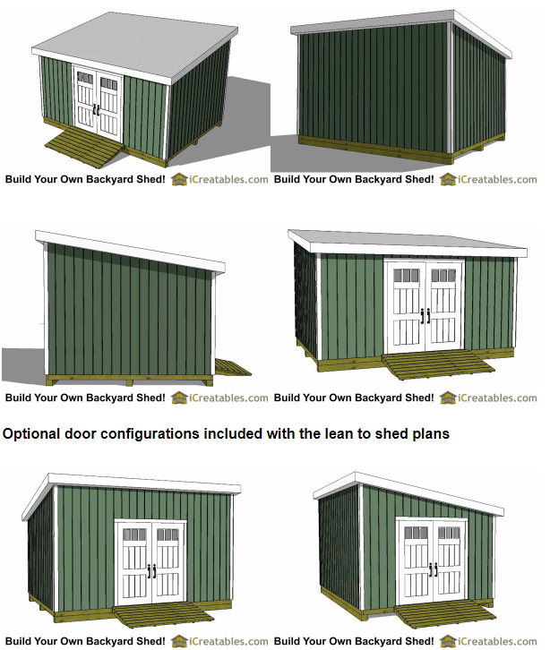 12x18 Lean-to Shed - Parr Lumber