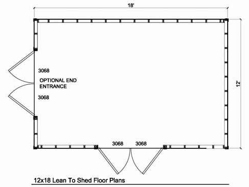 12x18 Backyard Shed - Parr Lumber