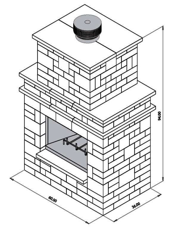 Grand Fireplace Kit - Parr Lumber